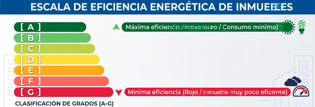 Escala de eficiencia energetica de inmuebles