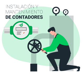 Instalación y mantenimiento de contadores