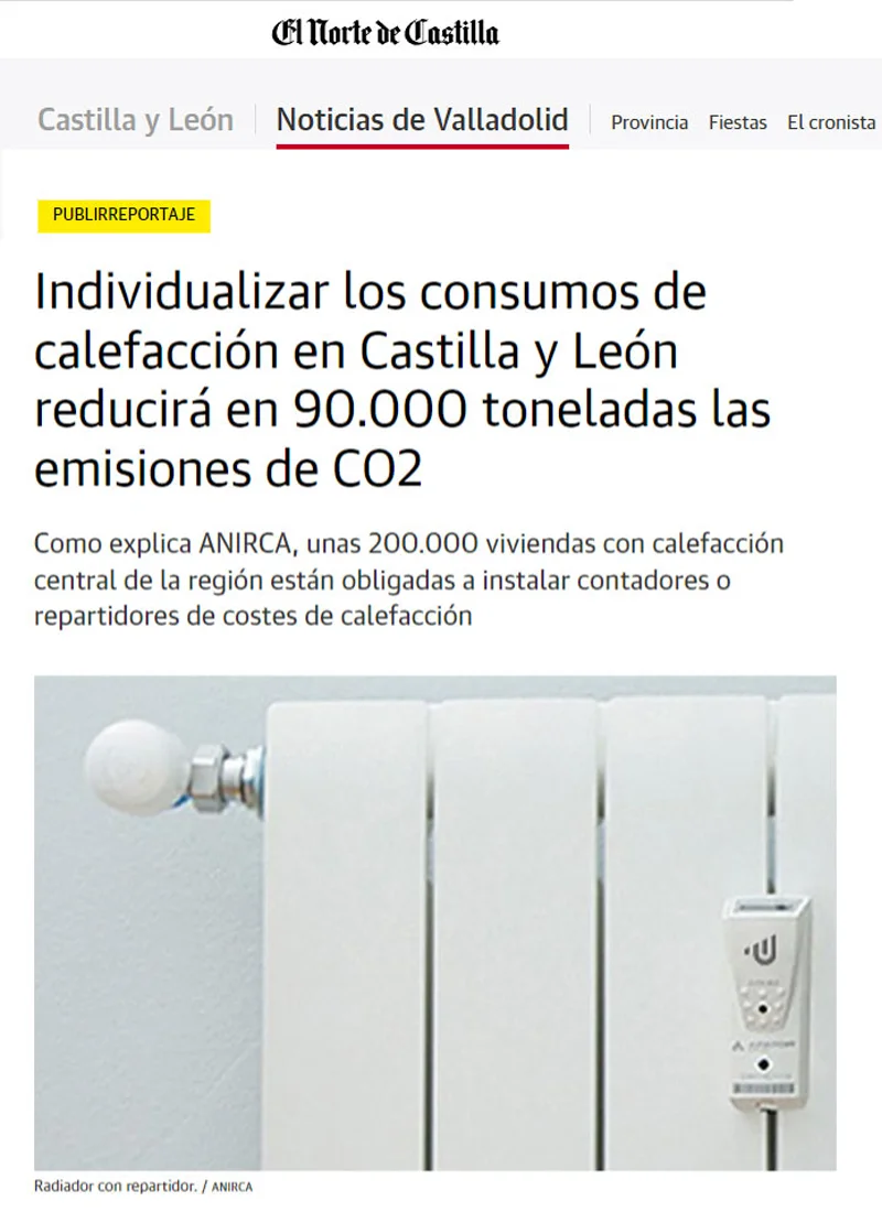 Individualizar los consumos de calefacción en Castilla y León